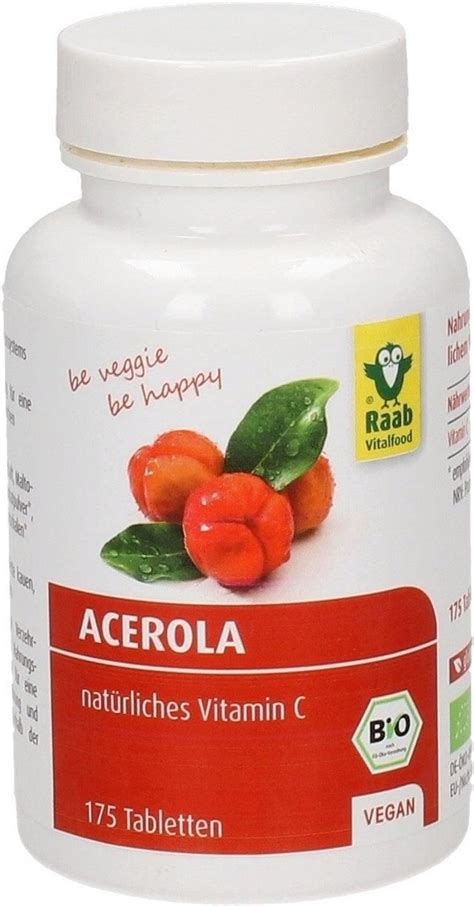 Raab Vitalfood Organiczna Acerola W Tabletkach 87 5 G Opinie I Ceny