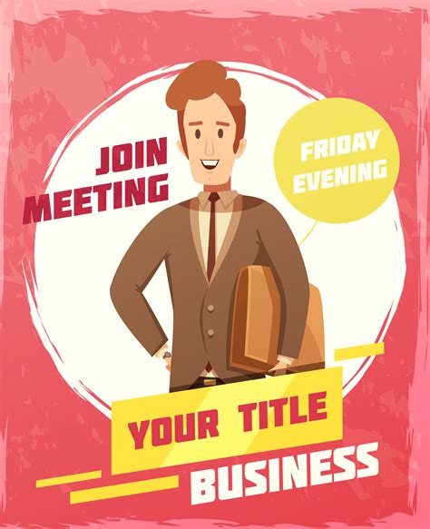 Business Meeting Poster 475818 Vector Art At Vecteezy