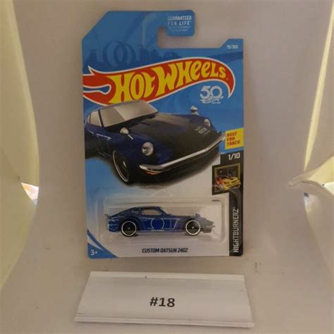 HOT WHEELS BLUE CUSTOM DATSUN 240Z Shopee Malaysia