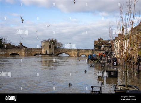 Flooding In St Ives Cambridgeshire January 2024 Stock Photo Alamy