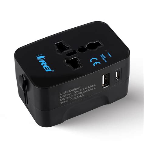 Orei Universal Travel Adapter With Type C In International Travel