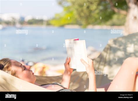 Lady In Bikini Lying On Hi Res Stock Photography And Images Alamy