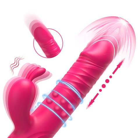Thrusting Dildo With Clit Vibrator DikToy