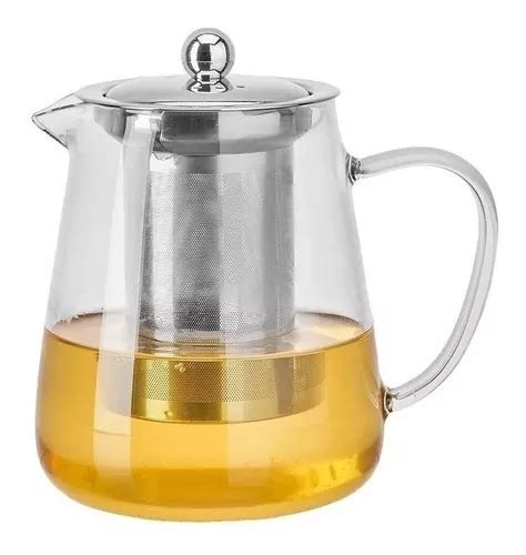 Chaleira Bule Vidro Infusor De Inox Direto Ao Fogo 750ml MercadoLivre