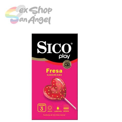 CONDONES SICO FRESA SEX SHOP SAN ÁNGEL