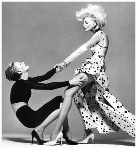 Photo Richard Avedon For Atelier Versace Spring Summer 1995 Models