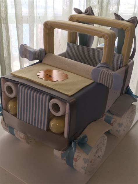 Jeep Diaper Cake Jeep Diaper Cake Toddler Bed Decor