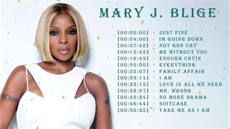 Best Songs Of Mary J Blige Mary J Blige Greatest Hist Full Album 2023 Youtube