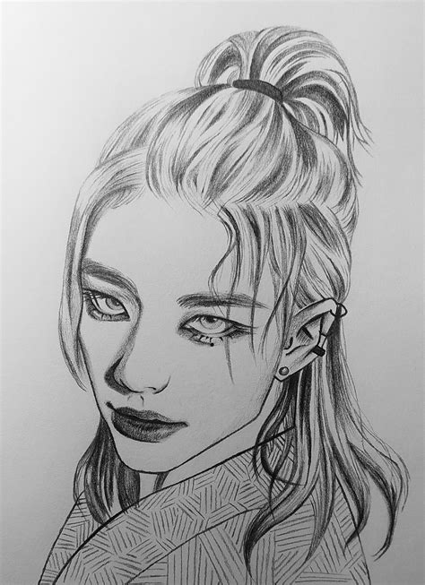hyunjin drawing