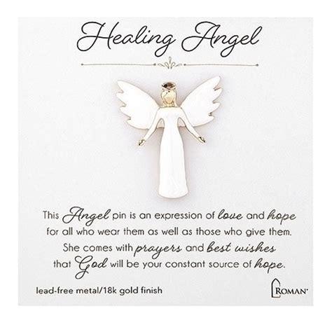 Healing Angel Pin The Catholic T Store