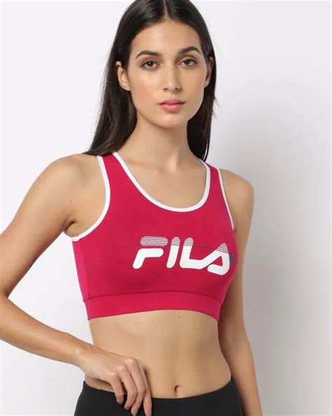 Buy Logo Print Sports Bra Online At Best Prices In India Jiomart