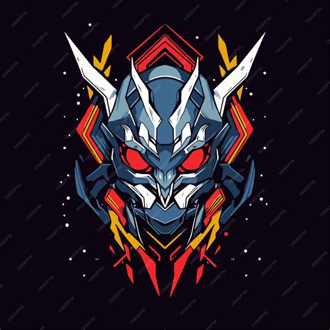 Premium Vector | Sacred geometry of robots