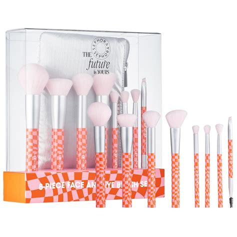 8-Piece Face and Eye Brush Set - SEPHORA COLLECTION | Sephora