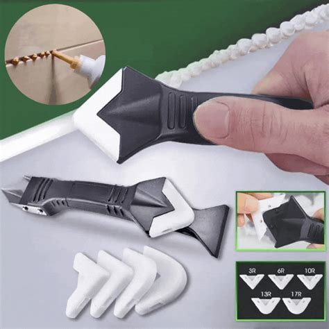 【last Day Sale】3 In 1 Caulk Remover™ The 1 Silicone Caulking Tool