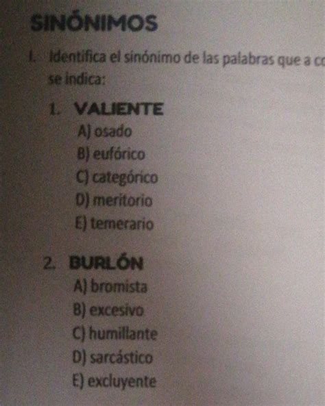 Antonimo De Valente - Sinónimo de valiente - Brainly.lat