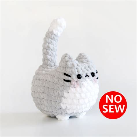 Crochet Pattern No Sew Catpdfengkor Etsy