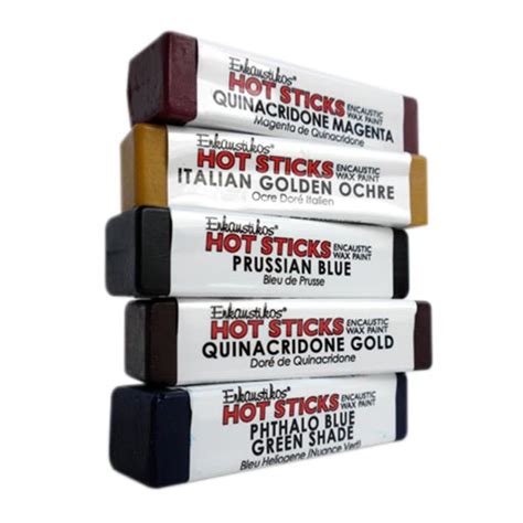 Enkaustikos Hot Sticks Glazing Set Of Ml Jerry S Artarama