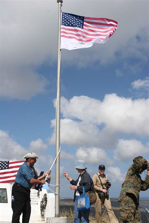 Iwo Jima Flag Raising Photo