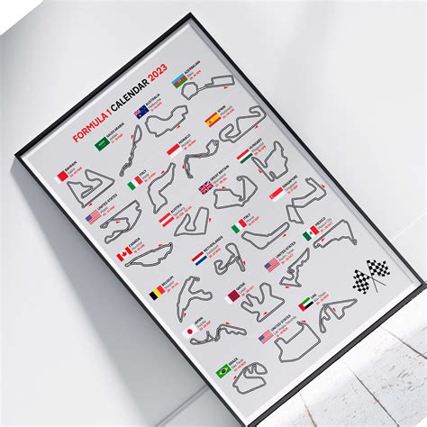 Formula 1 Calendar 2023 :: Behance