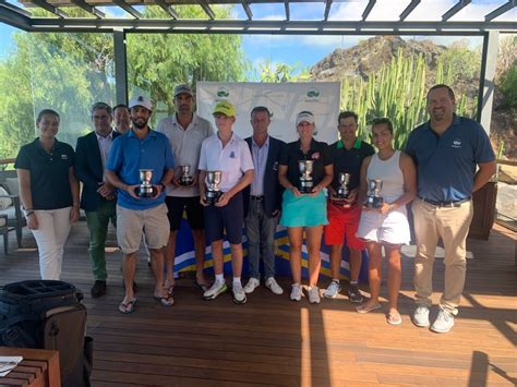Domeniks Rakuss Y Alicia Fajardo Campeones Del Campeonato De Canarias Amateur Individual Fcg