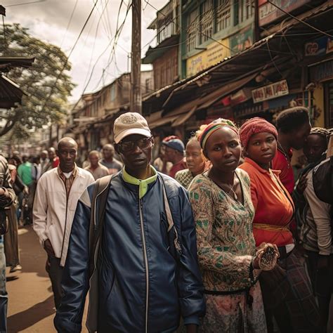 Photo Of People In Nairobi Premium Ai Generated Image
