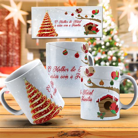 Canecas Personalizadas Para O Natal - Caneca Personalizada Tema Natal Canecas Natalinas Natal 11 | Elo7