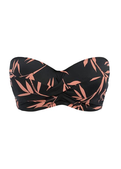 Biustonosz kąpielowy Fantasie Swim LUNA BAY FS502409LAK Uw Twist Bandeau Bikini Top Lacquered