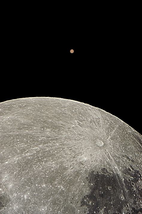 月と火星の大接近 天体写真の世界