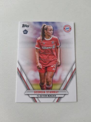 Fcb Georgia Stanway Rc Fc Bayern M Nchen Topps Team Set Rookie