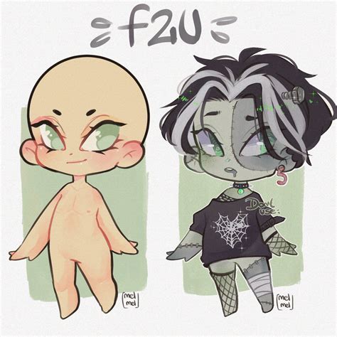 F2u Chibi Base By Melmel Adopts On Deviantart