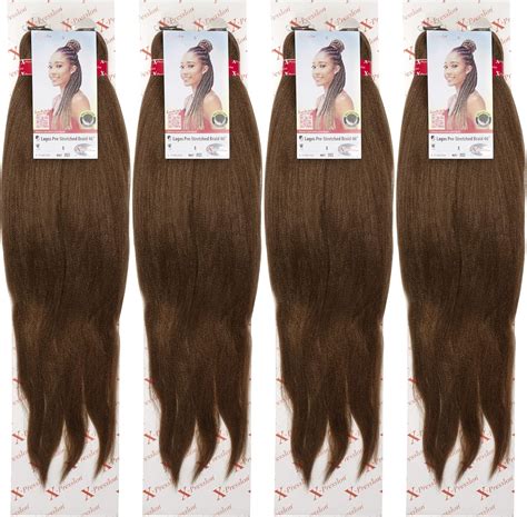 XPRESSION LAGOS BRAID Pre Pulled Hair Extension 46 2 IN A PACK