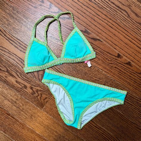 Victoria S Secret Triangle Top Bikini Gem