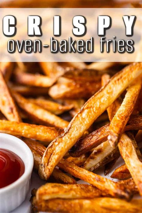 Incredibly Crispy Oven Fries Healthy And Easy Baking A Moment