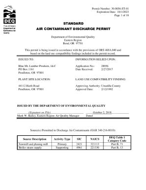 Fillable Online Reporting And Other Forms Air Quality Permits Fax