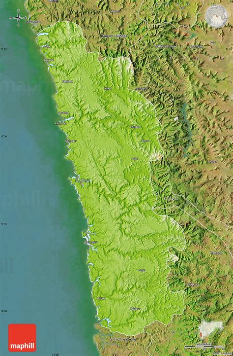 physical map  ratnagiri satellite