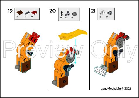 lego moc  fusion dragon  legomechable rebrickable build