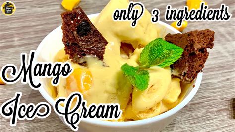 Mango Ice Cream మ్యాంగో ఐస్ క్రీం తయారీ విధానం மா ஐஸ்கிரீம் आम आइस क्रीम Summer Special