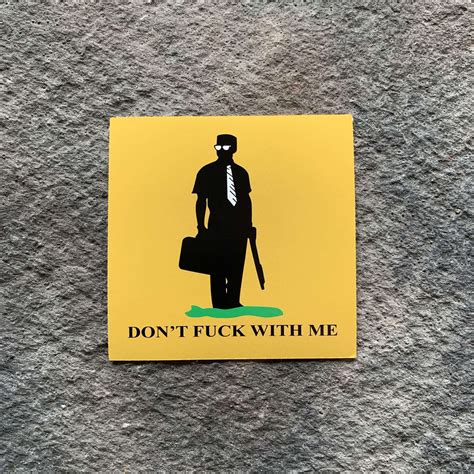 Dont Fuck With Me Falling Down Vinyl Decal PatchOps
