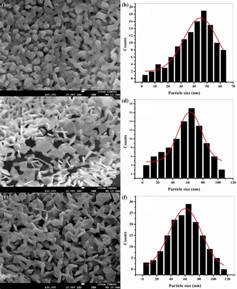 Fesem Micrographs And Particle Size Distribution Of A B S1 C D S2