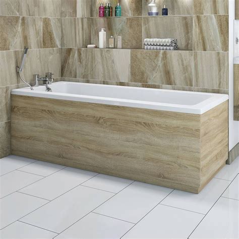 Drift Oak Wooden Bath Side Panel 1700 | Wooden bath panel, Wooden bath ...