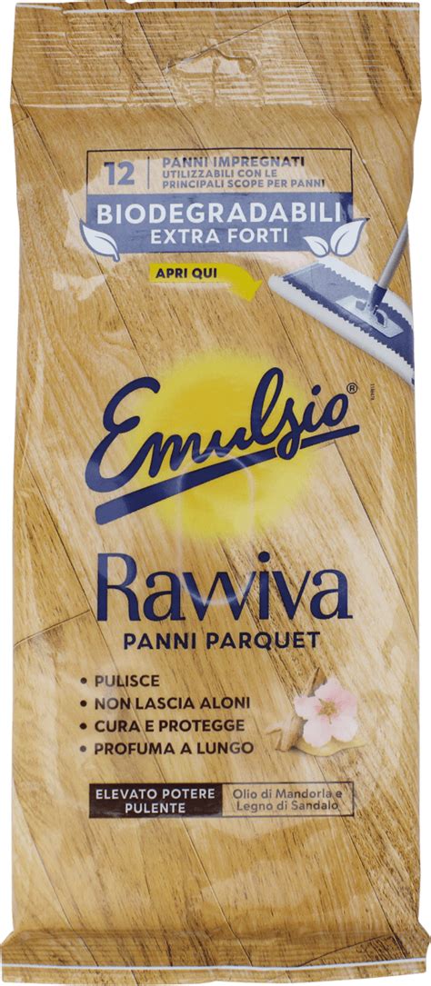 Emulsio Ravviva Panni Parquet Con Olio Di Mandorla E Legno Di Sandalo