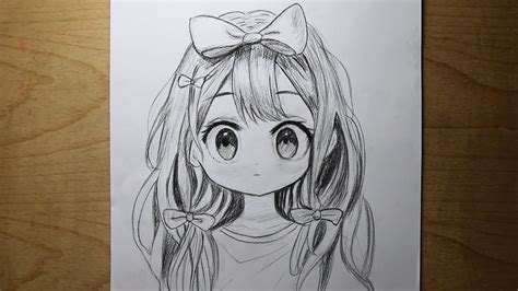 Anime Desenhando Garota Bonitinho Rosto Fácil Desenho De Anime Fácil