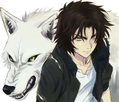 Download Captivating Kiba From Wolfs Rain Anime Series Wallpaper