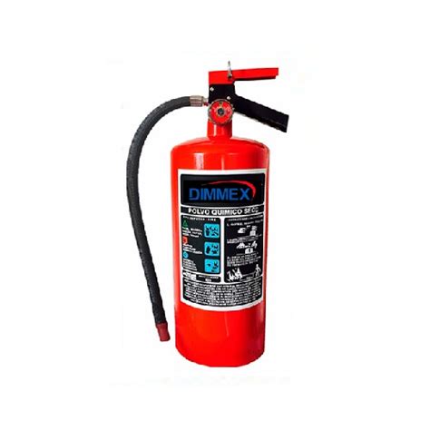 Extintor Certificado Pqs Tipo Abc Kg Dimmex Extinguidor En