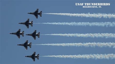 Usaf Thunderbirds Airshow Melbourne Air And Space Show March 24 2018