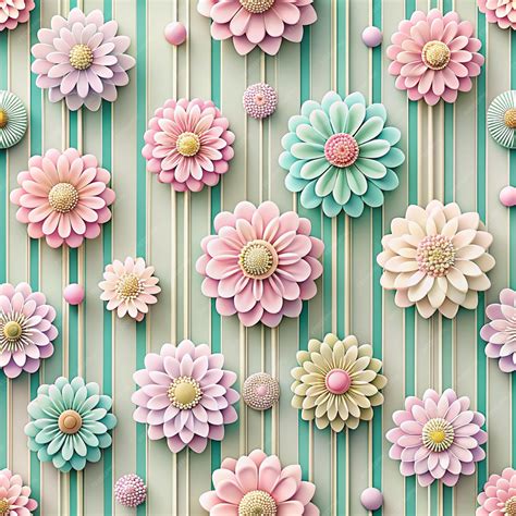 3d flower background 3