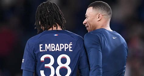 PSG Ethan Mbappé était à neuf jours de battre son frère