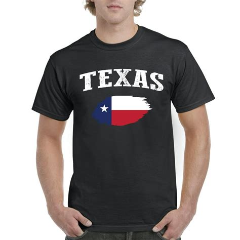 Iwpf Mens Texas Flag Short Sleeve T Shirt