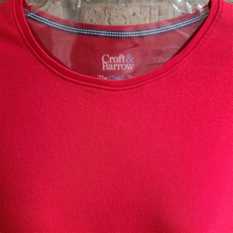 Croft & Barrow Womens The Classic Tee Long Sleeves 10… - Gem