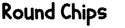 Round Chips Font By Integritype Studio Fontriver